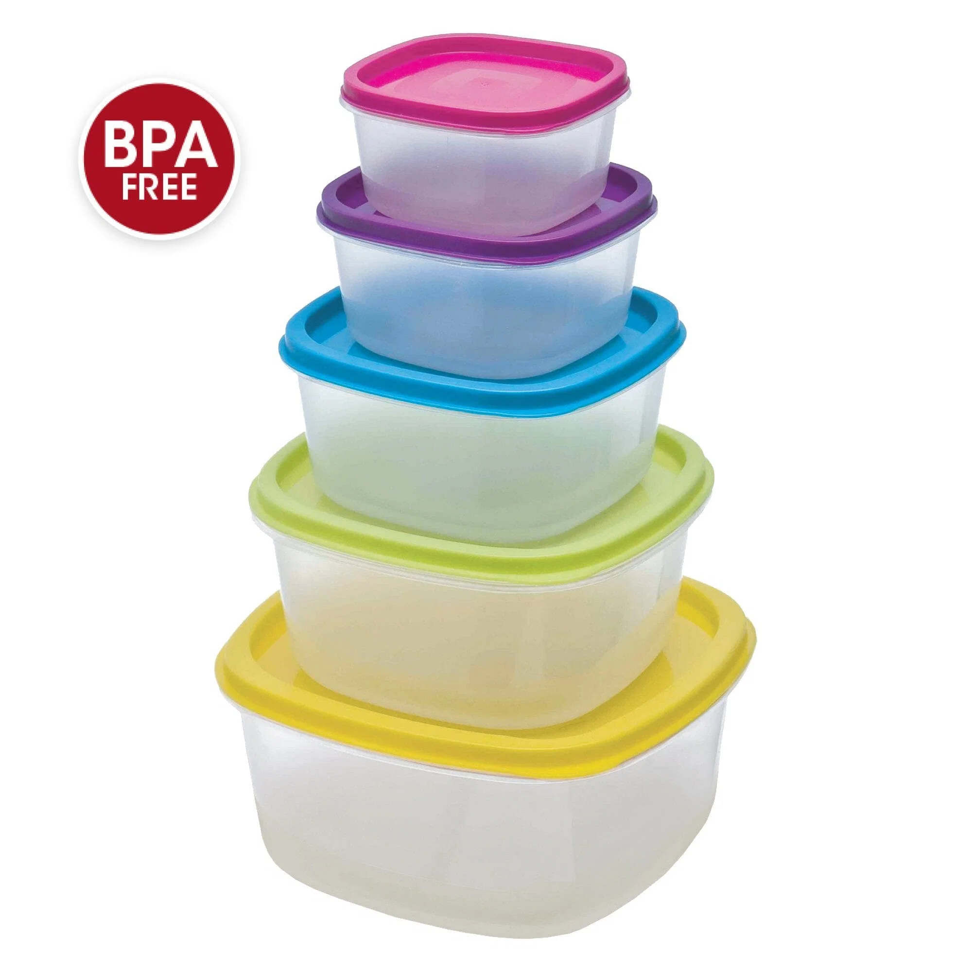 Enhanced À la Cuisine – 10 Piece Plastic Food Container Set Responsible