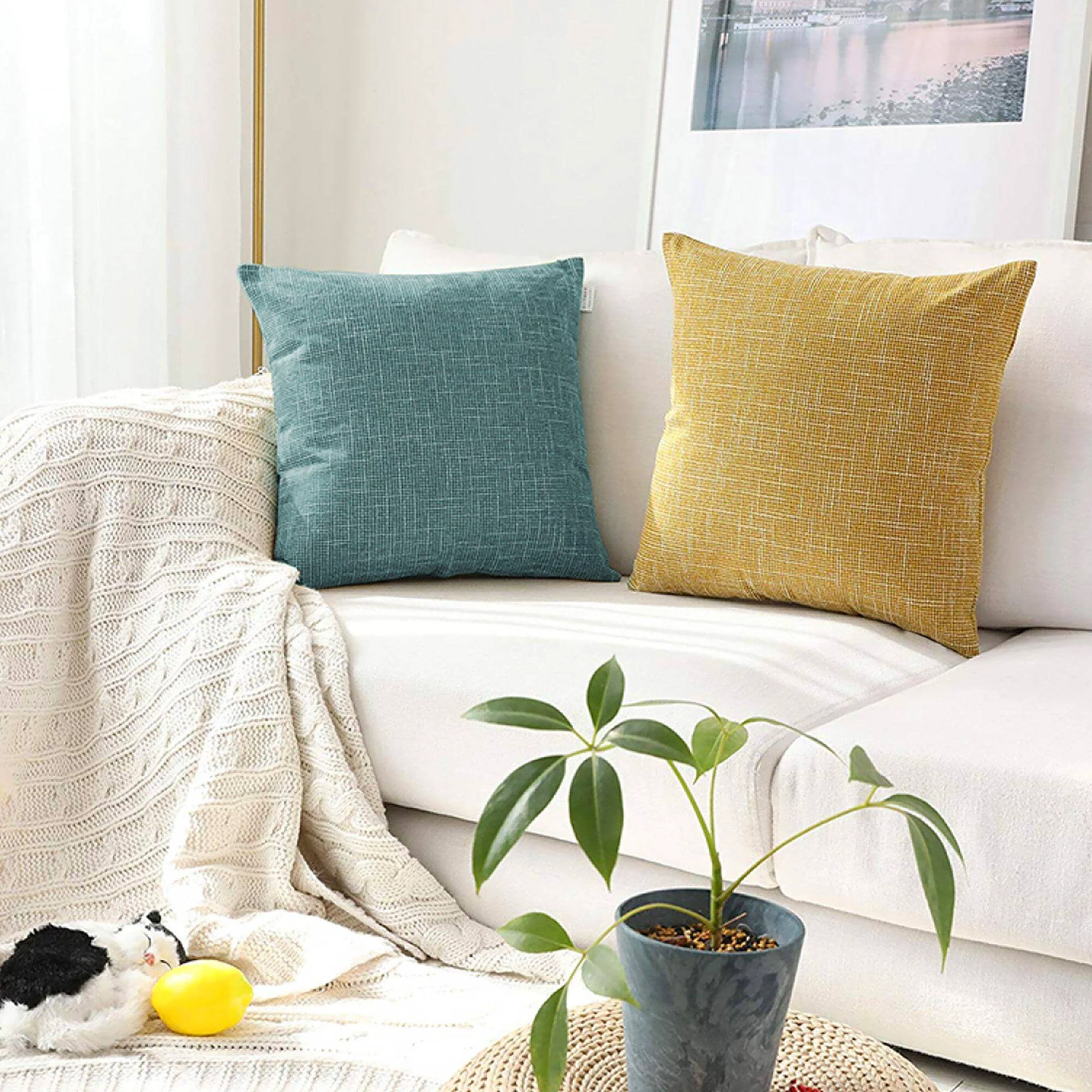 Refined AUSTEN – Faux Linen Decorative Cushion Verified