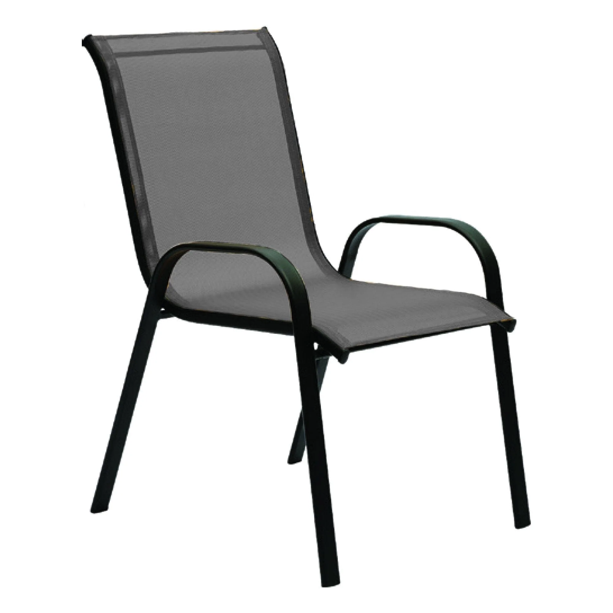 Powerful Outdoor Stackable Textilene Chair – Grey Specialty