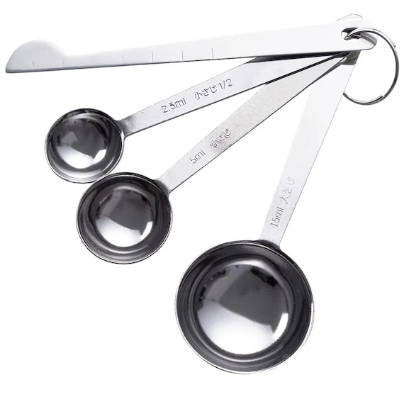 Elegant STAINLESS MEASURING SPOON SET Selected