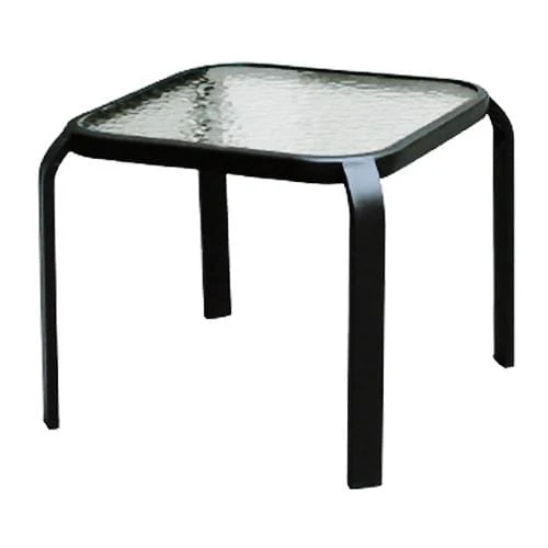 Specialty Square Steel Outdoor Patio Side Table Comfortable