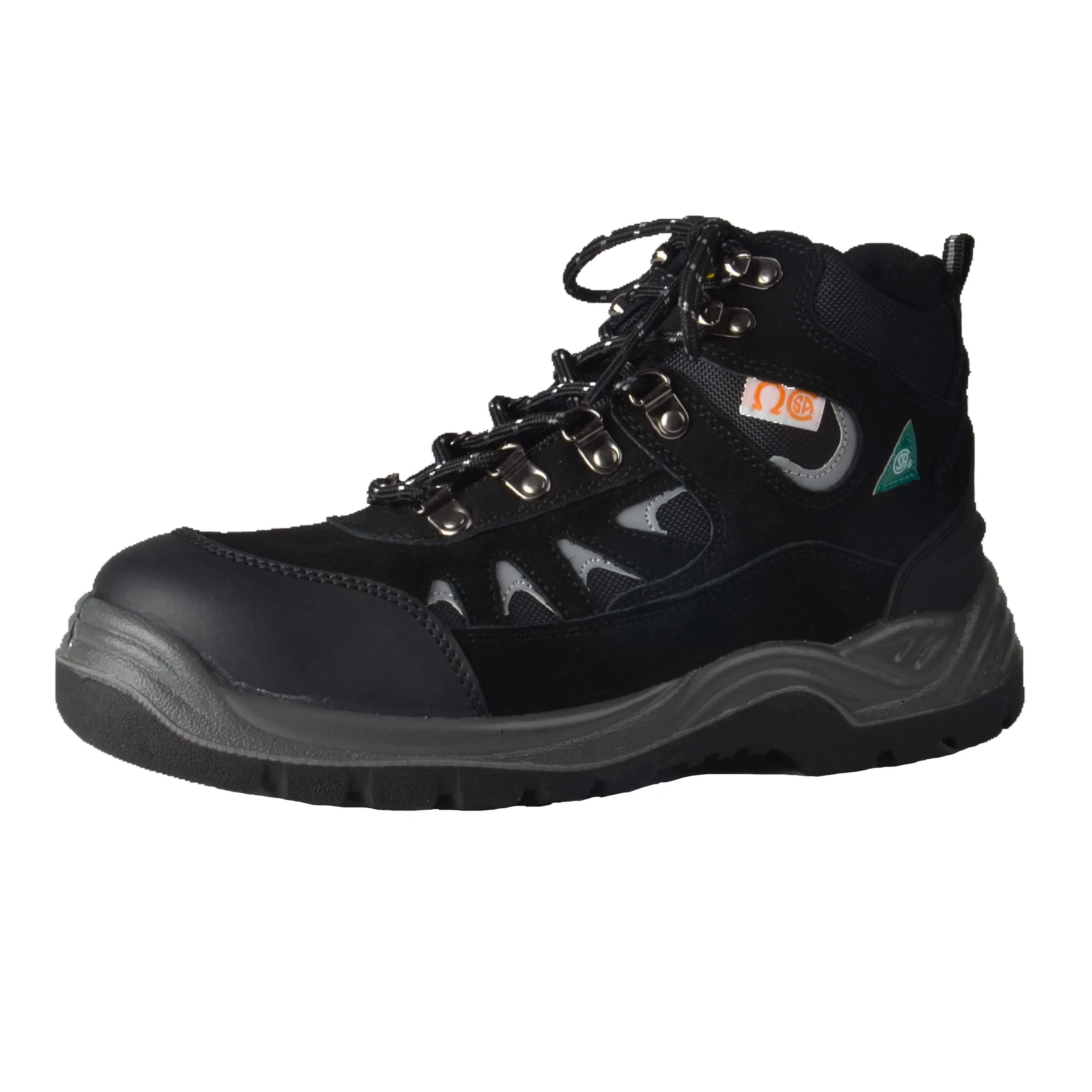 Original Tuff Durable® – High Cut Work Shoes with Steel Toe Plate Black-9 Easy-to-Use