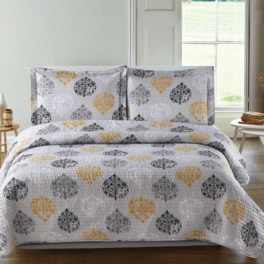 Superior Selma – 3 Piece Bohemian Quilt Set Secure
