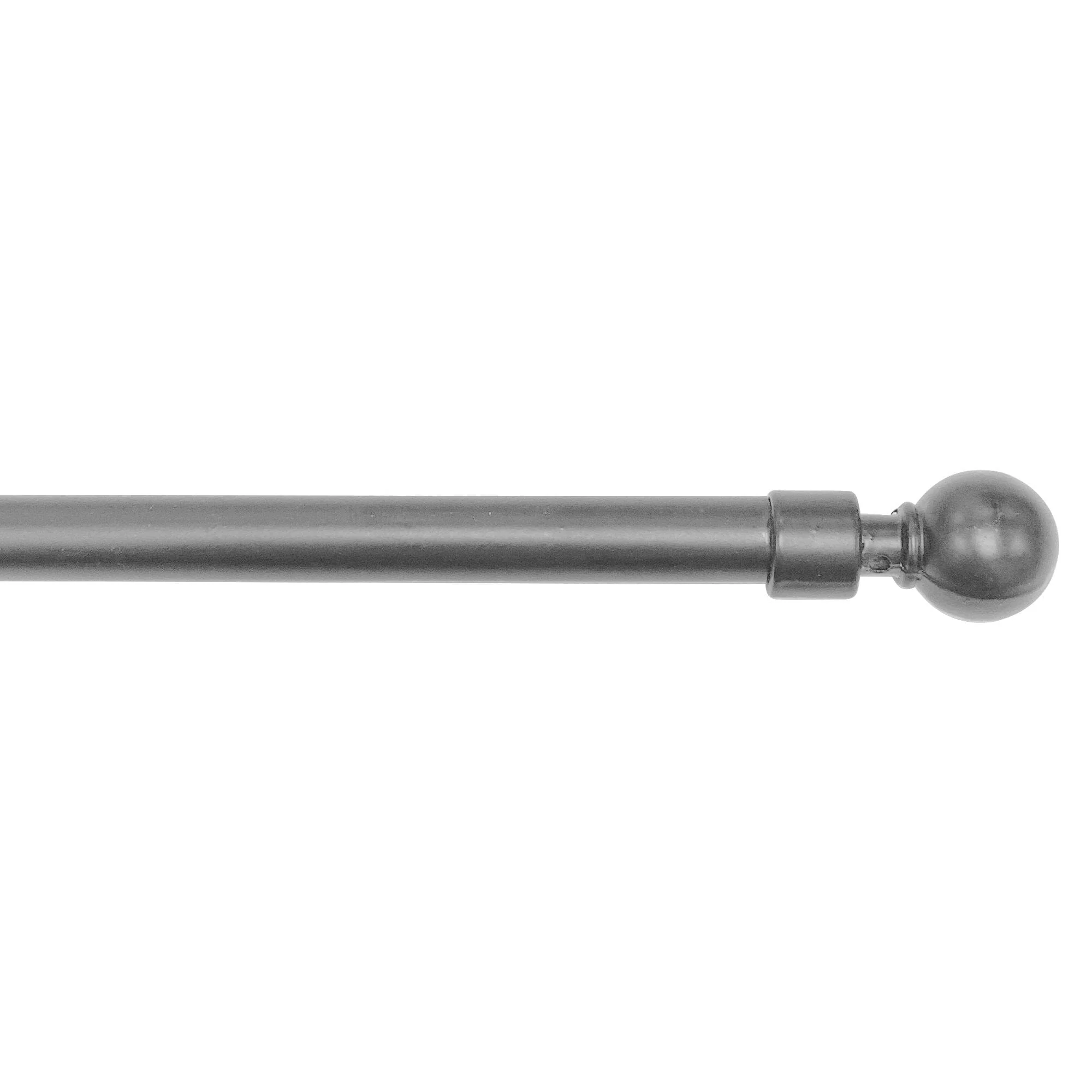 Solid CAFE ROD SET SILVER Prestigious