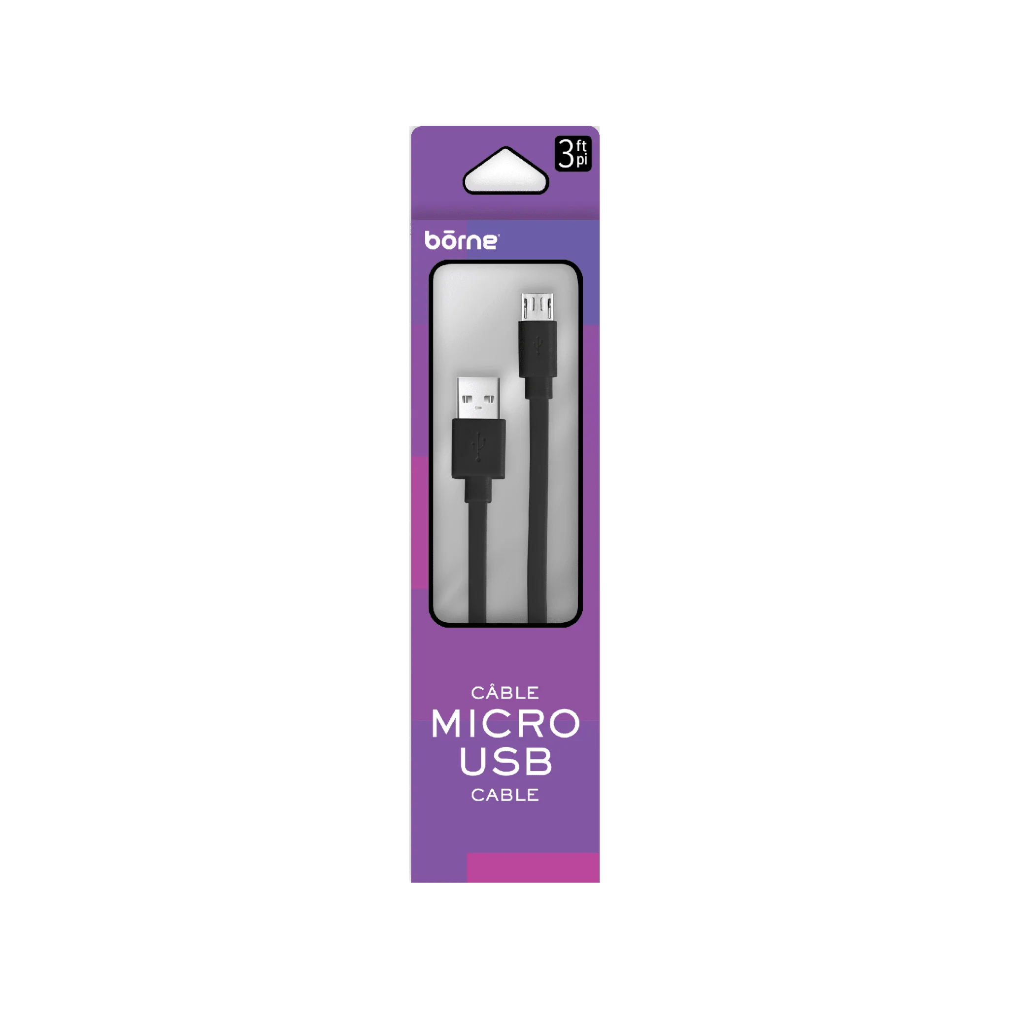 High-End MICRO USB FLAT CABLE 3FT Unique