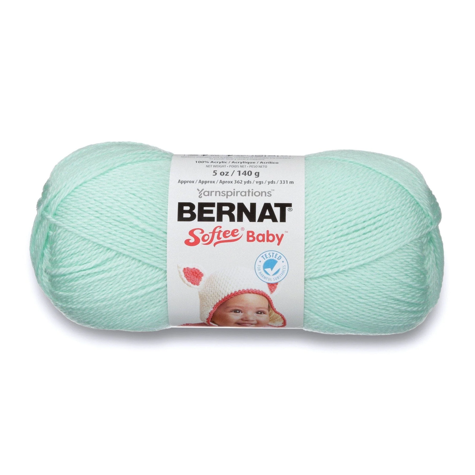 First-Class Bernat Softee Baby Mint Superior