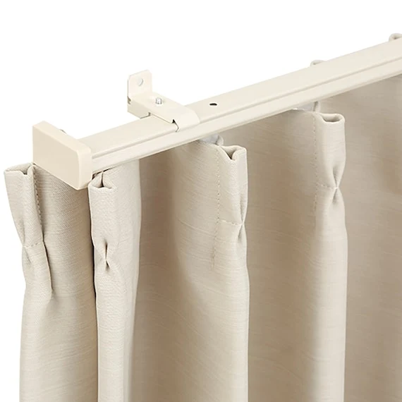 Trendy VEINED CURTAINRAIL KR3 WH 2M S Elegant