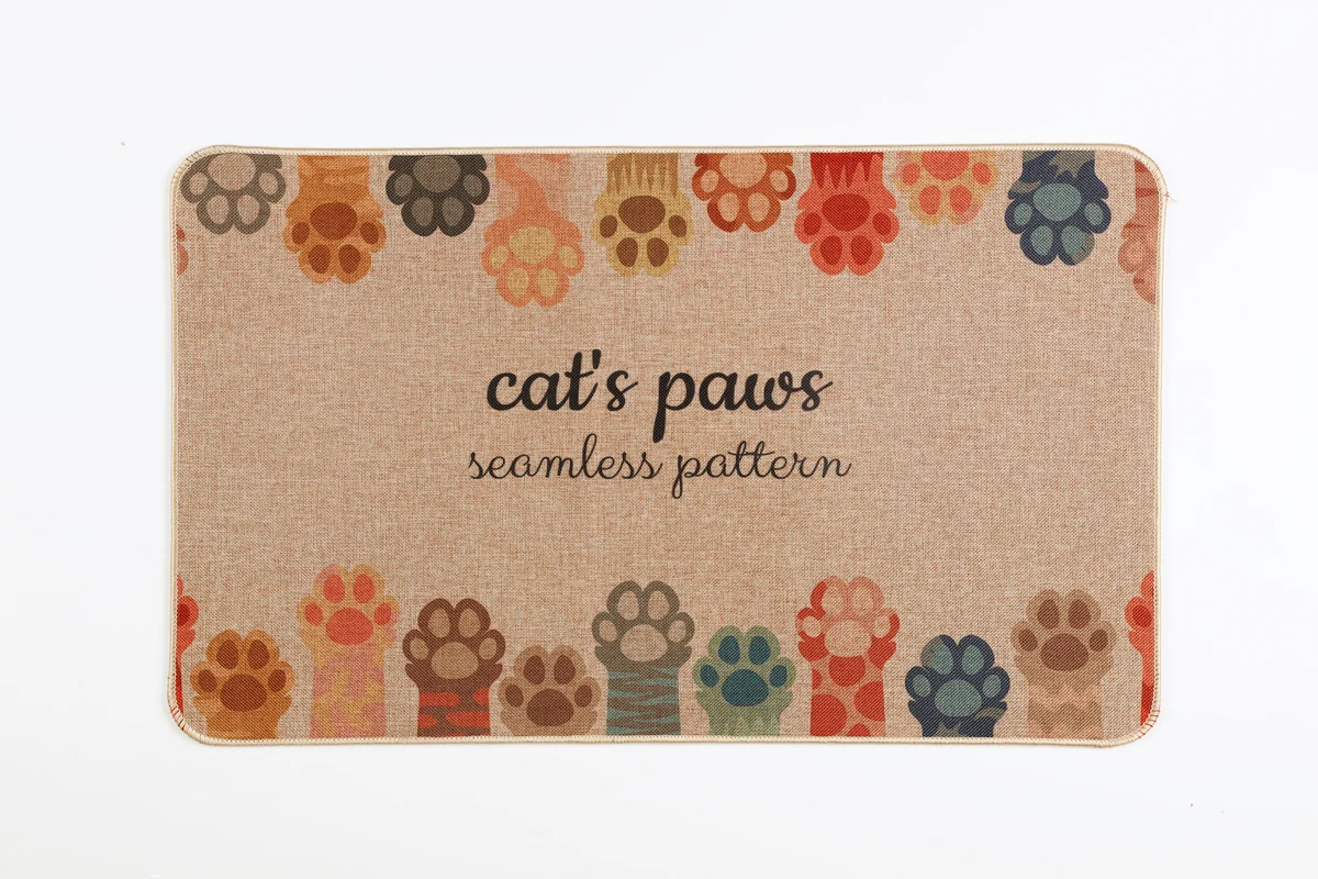 Outstanding DOOR MAT CATS PAWS Healthy
