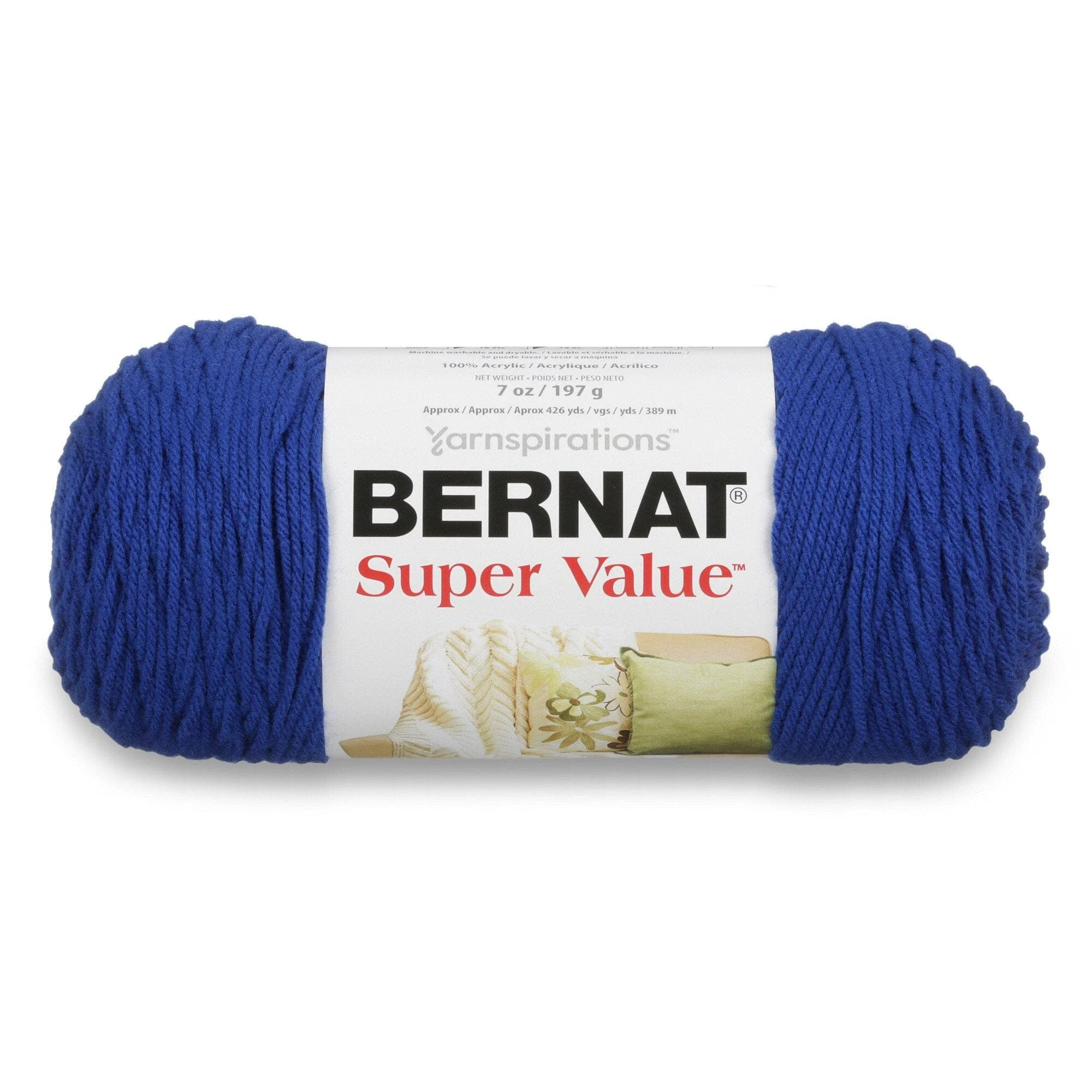 Fashionable Bernat Super Value 3-197G Royal Blue Premium