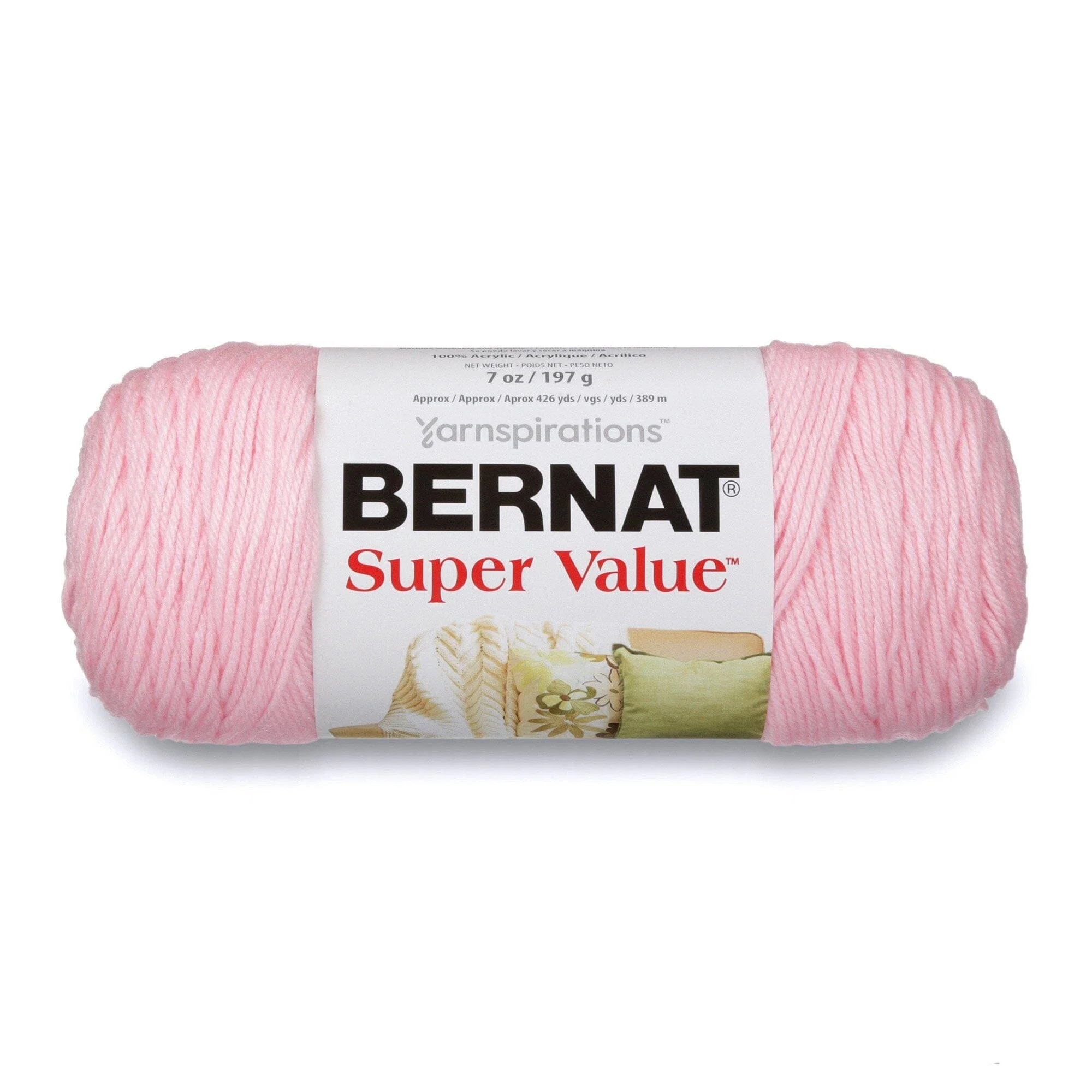 First-Class Bernat Super Value 3-197G Baby Pink Trendy