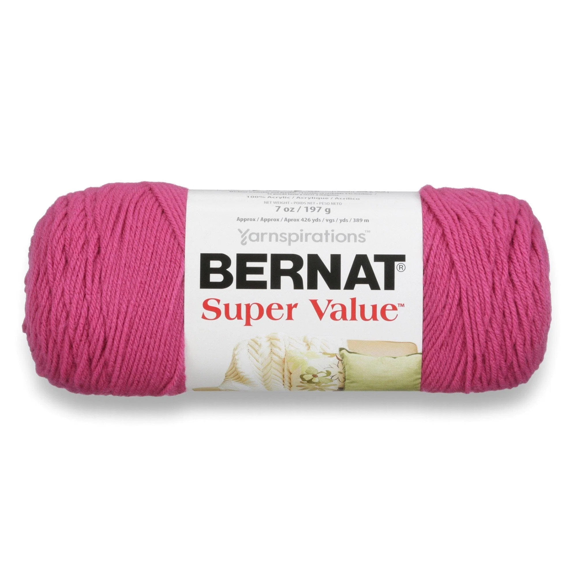 Reliable Bernat Super Value 3-197G Magenta Professional