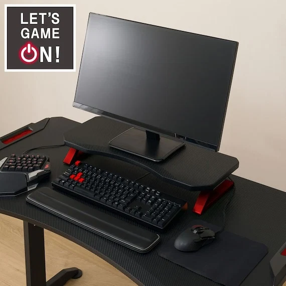 Versatile GAMING MONITOR STAND GM007 60 BK RE Fine