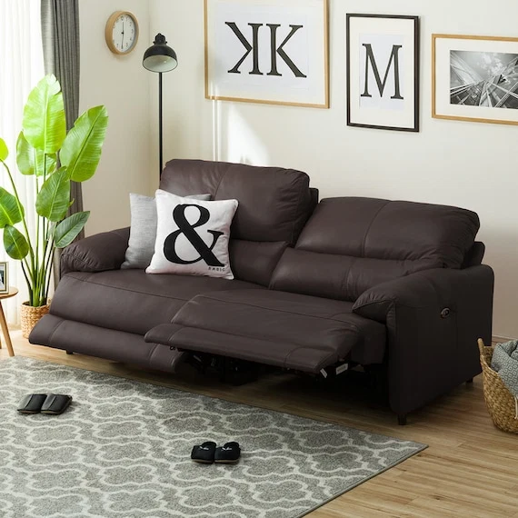 Refined 3P ELECTRIC SOFA JAFFA NB DBR First-Class