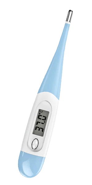 Fast Digital Thermometer with LCD Display Green