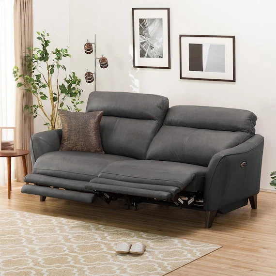 Long-Lasting 3SEAT ELECTRIC SOFA ANHELO SK GY Safe