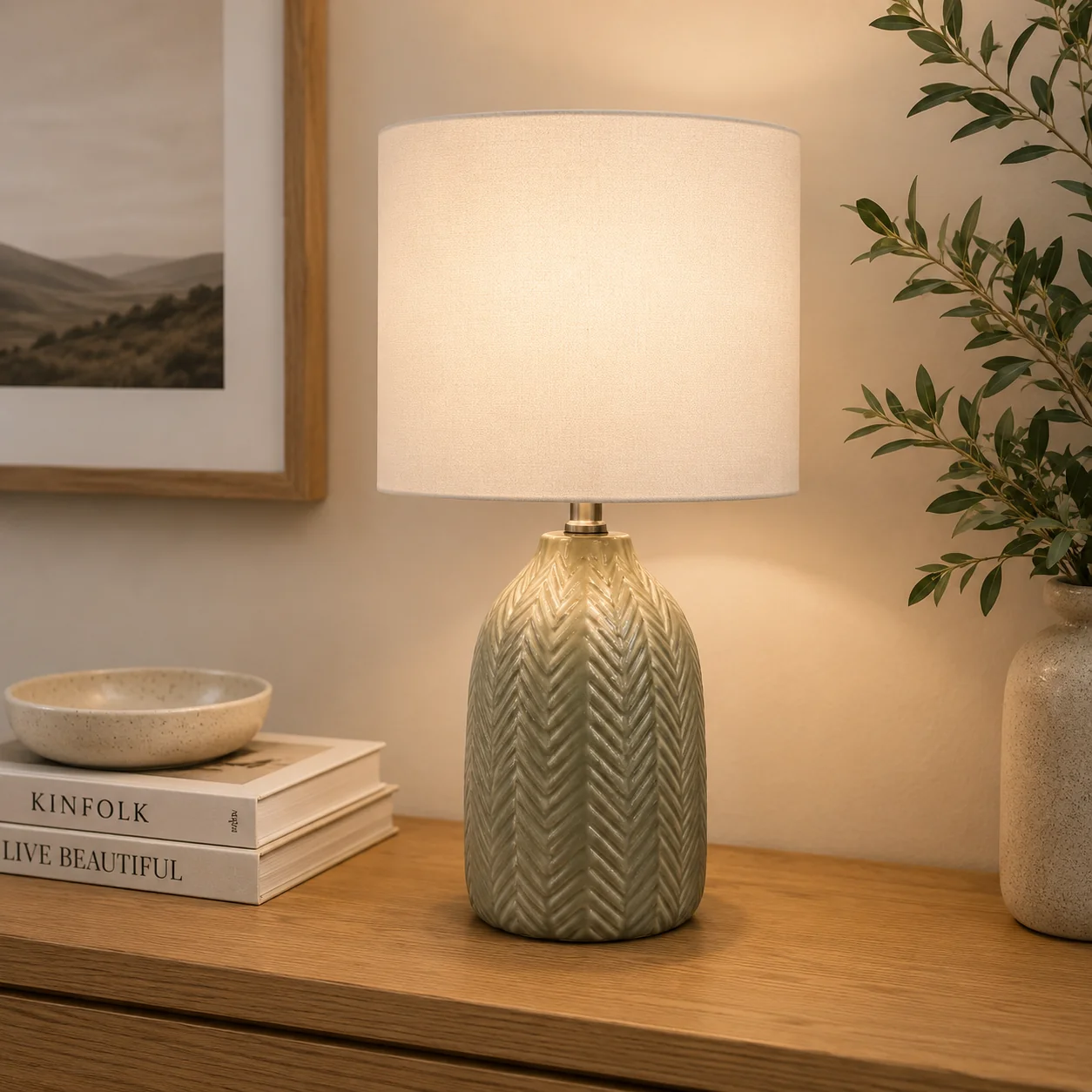 Artisan Chevron Table Lamp Trusted