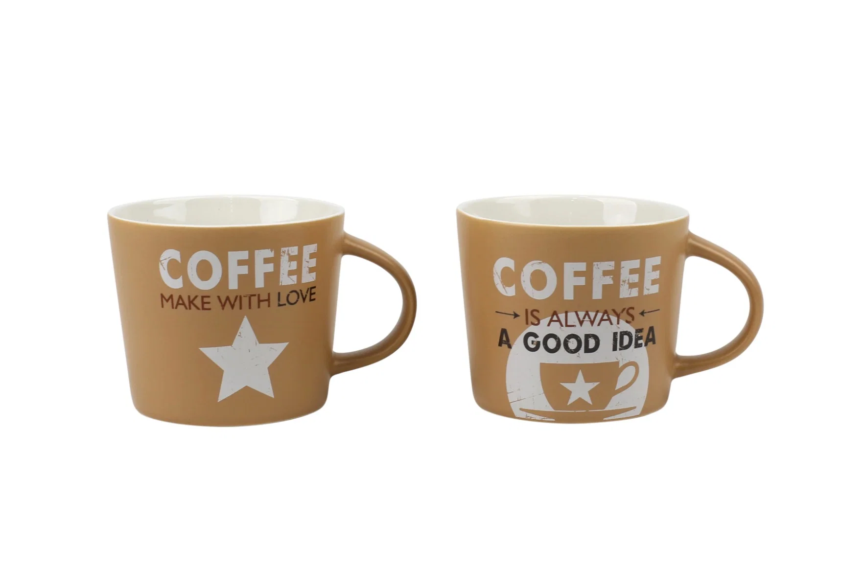Sustainable New Bone Mug 11oz Coffee Made With Love Asst Decals Authentic