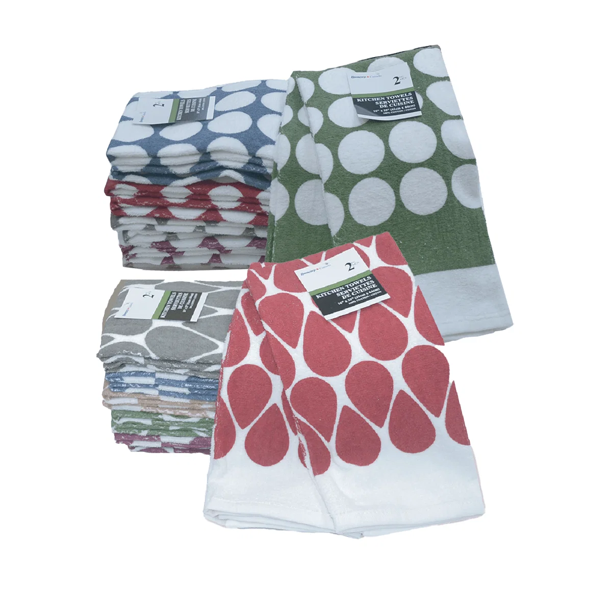 Flexible 2pk Kitchen Towel Check Reliable