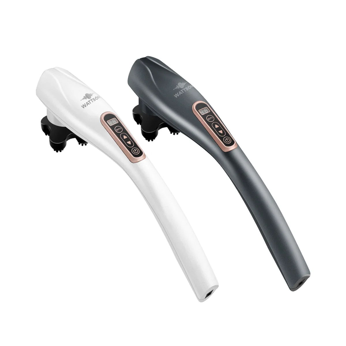 Easy-to-Use WATTSON -Handheld Massager 6 Heads 10 Levels 12 Modes Modern