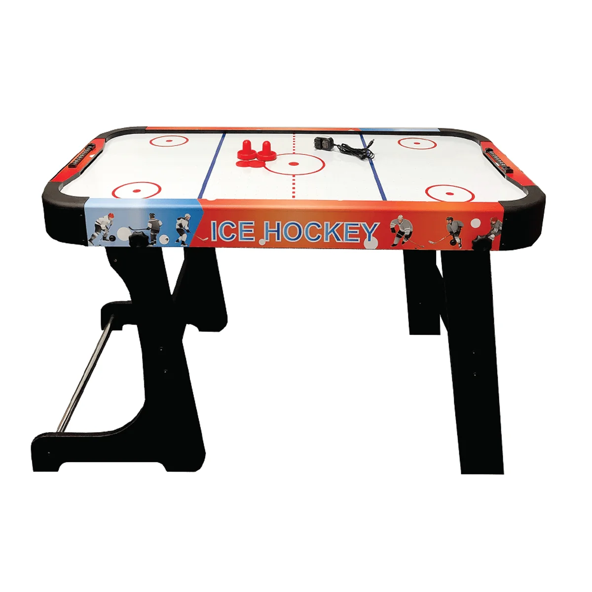 Long-Lasting Plug-in Wooden Ice Hockey Table 48in Reusable