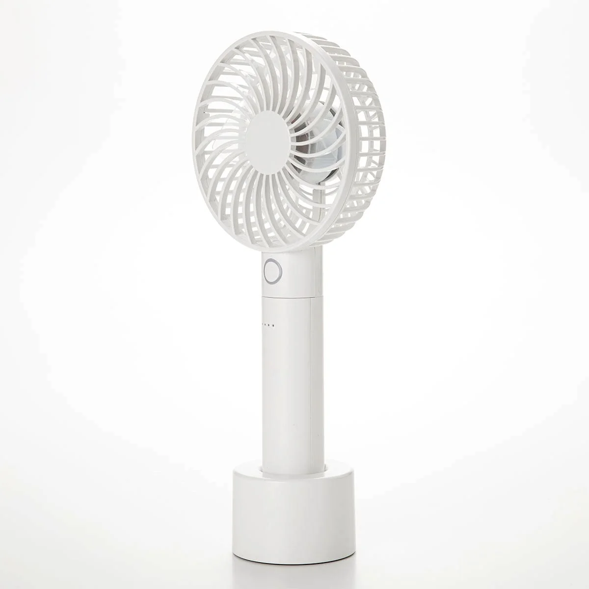 Elegant HANDY FAN AND POWERBANK WITH CHARGEABLE BASE HF316WH Relaxed