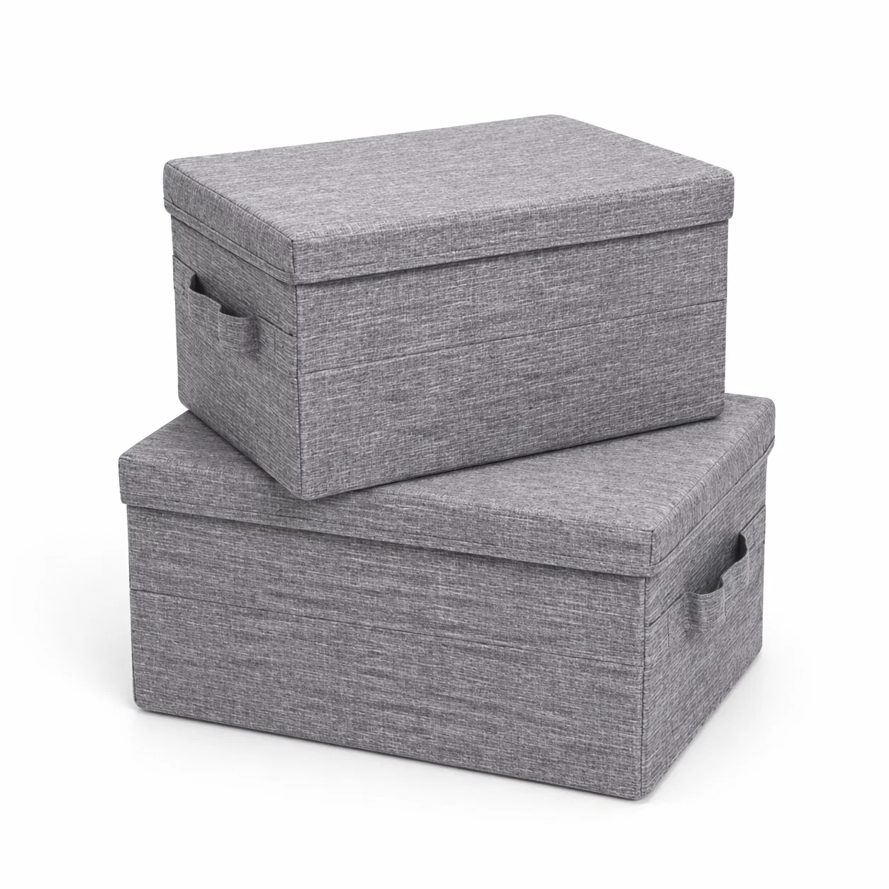 Modern Storage Basket Fabric Grey First-Class