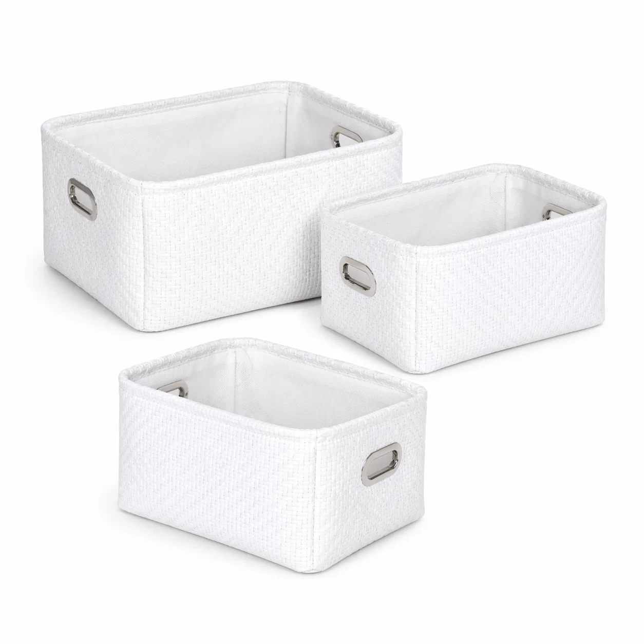 Environmentally Friendly Storage Basket White Superior