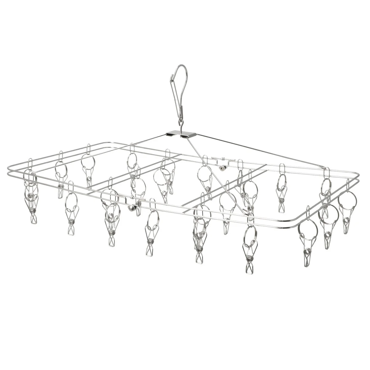 Premium STAINLESS LAUNDRY HANGER 24P Clean