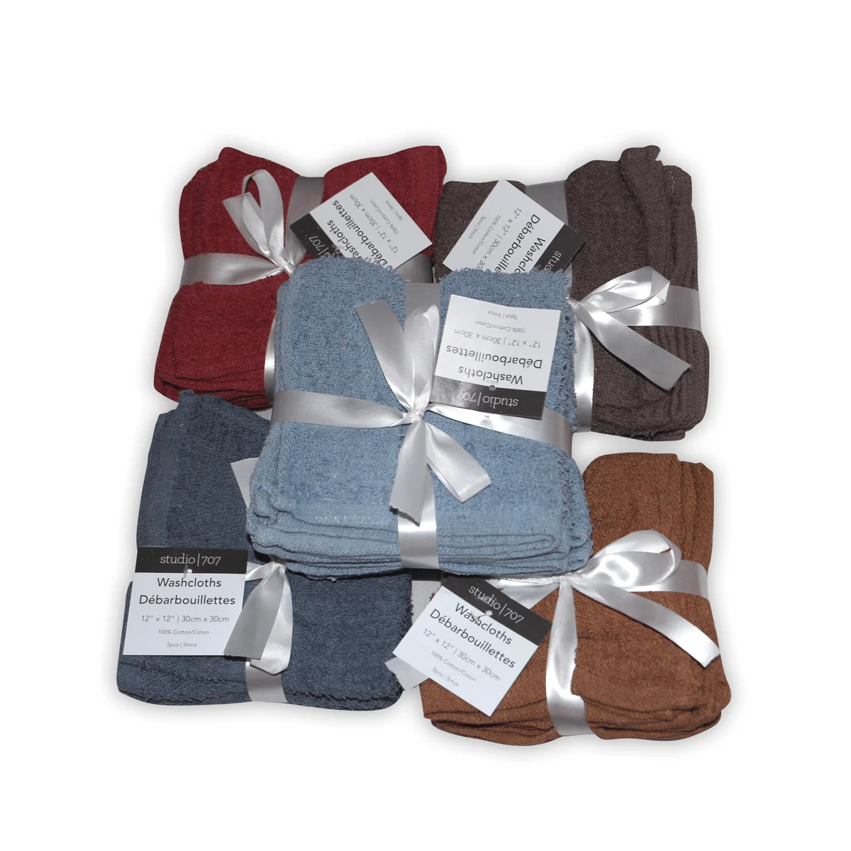 Pure 12×12 5-pack Wash Cloth Verified