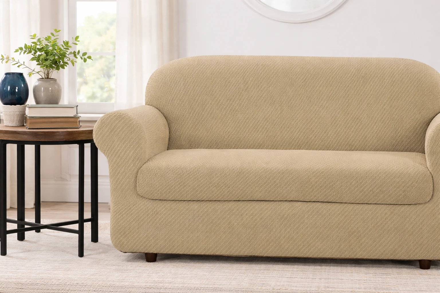 Clean Stretch Knit Sofa Cover Exceptional