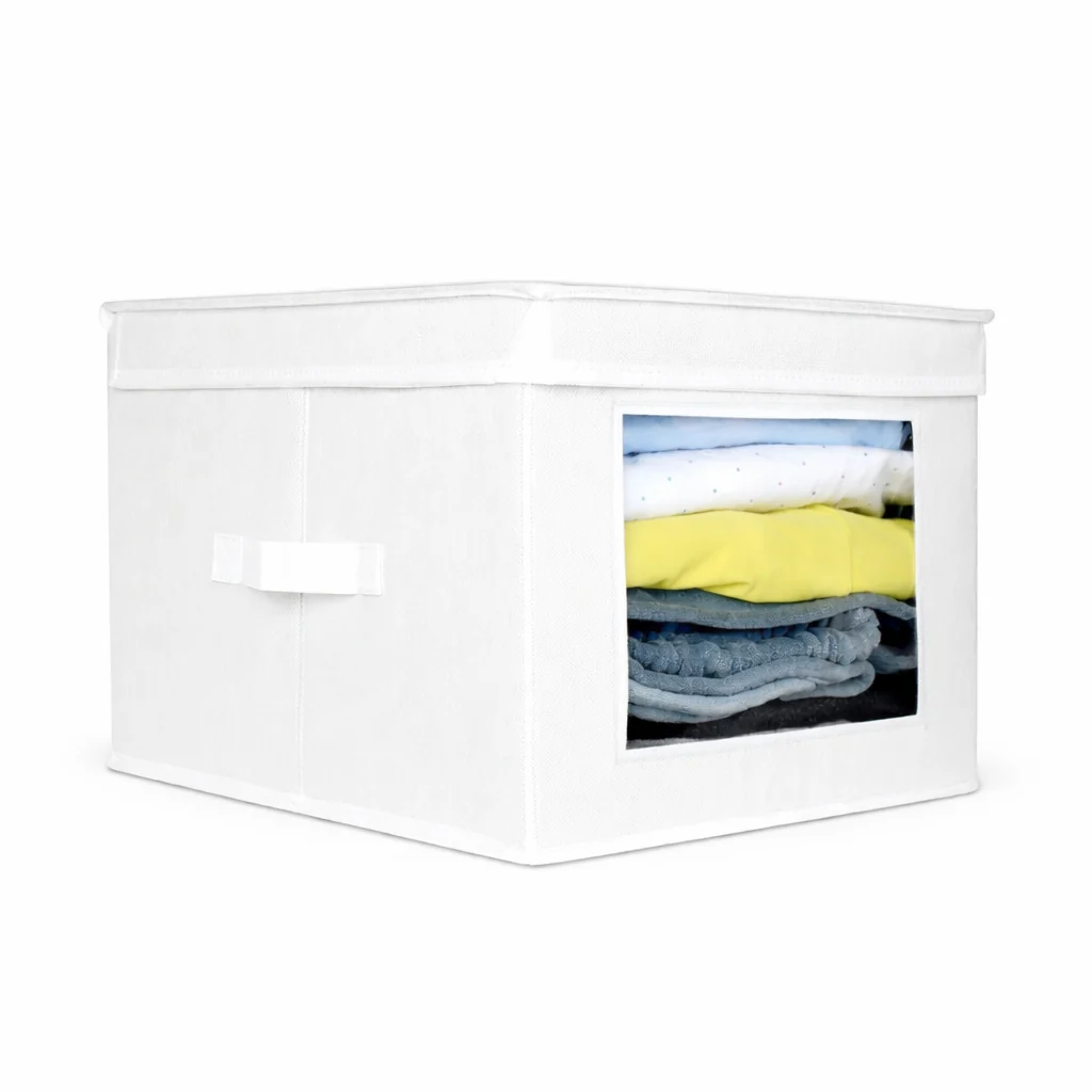 Innovative Storage Box White Foldable Flexible
