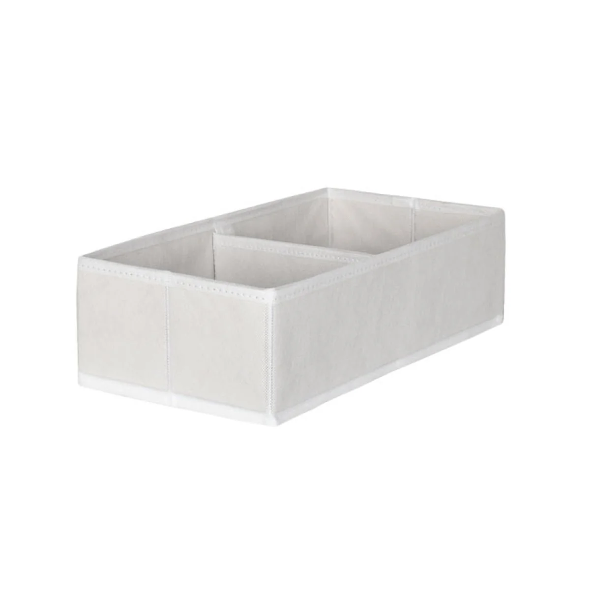 Contemporary Drawer Divider White 35x18x10cm Foldable Casual