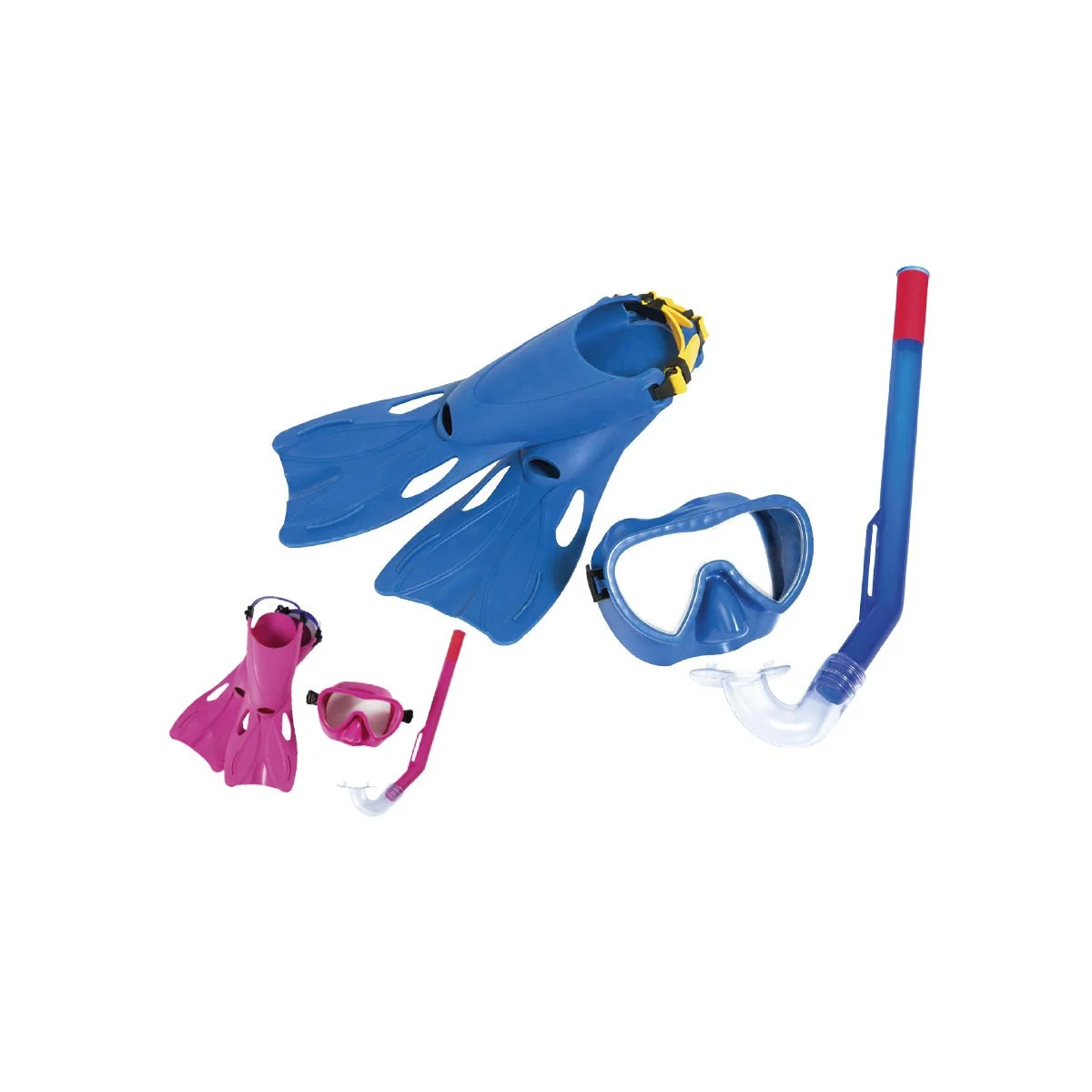 Professional way® Crusader Essential™ Child 3 Snorkel Set with Fins Functional