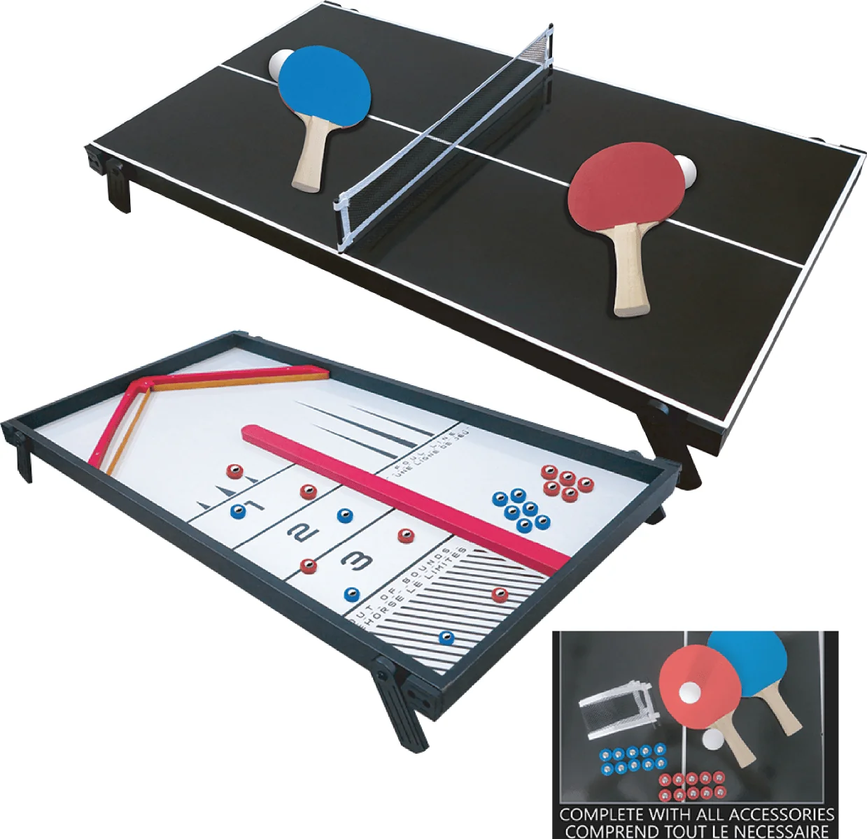 Proven 2-in-1 Wooden Table Game Breathable