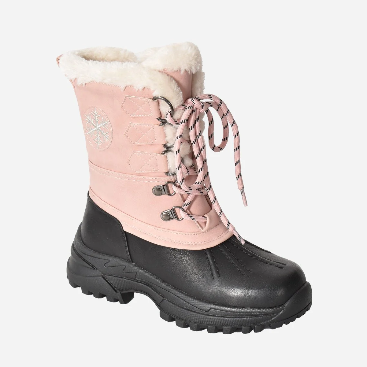 Optimized Girls Lace Up Boot With Side Zipper Specialty
