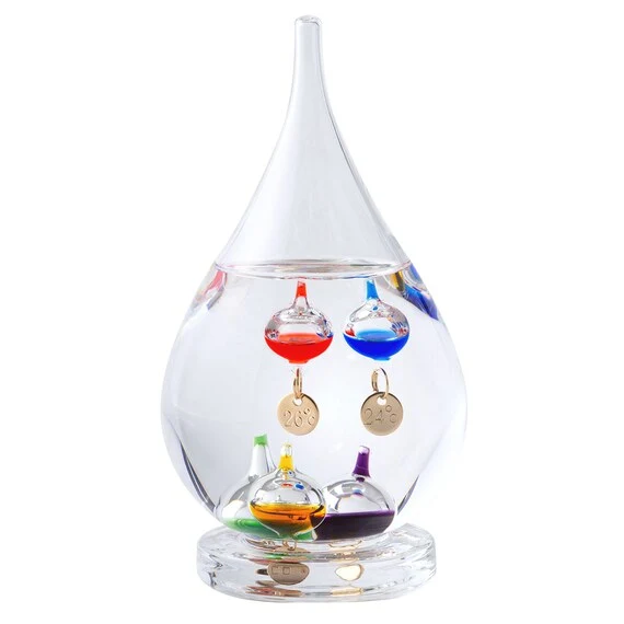 Premium TABLE TOP DECOR GALILEO THERMOMETER LACREMA W8D8H15 Breathable