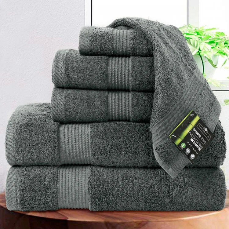 Solid Bamboo Taupe 16×30 Hand Towel Breathable