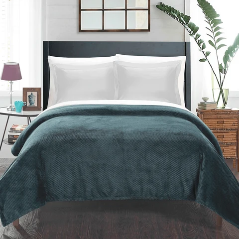 High-Performance Lauren Taylor-ELENA Texture Fleece Blanket Fine Crafted