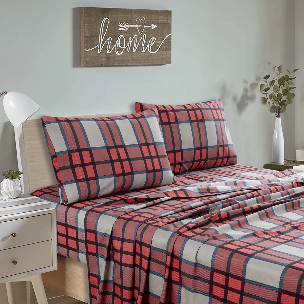 Stylish FARROW Microfiber Sheet Set Flexible