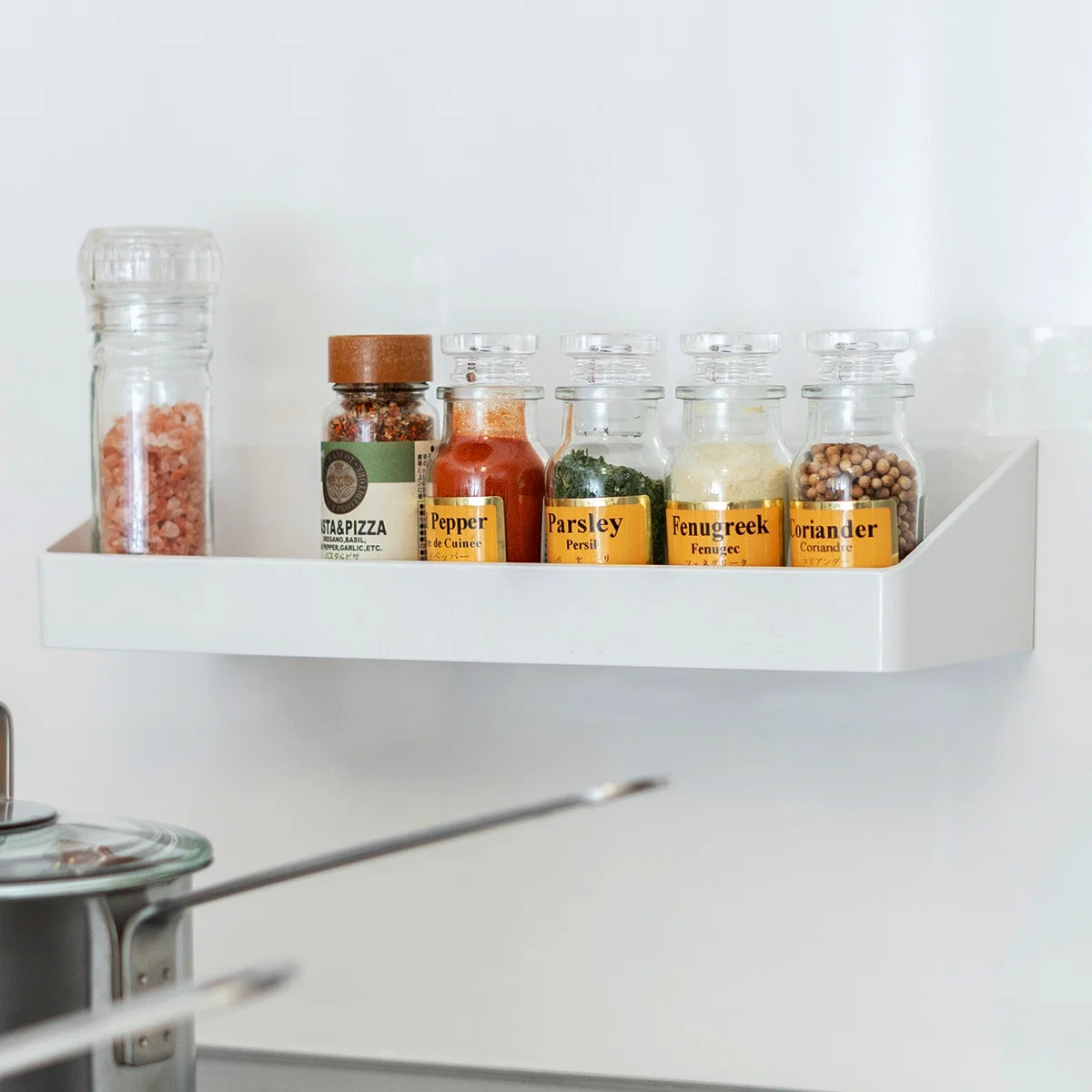 Flexible STICKER-TYPE SPICE RACK WIDE AH96 Innovative