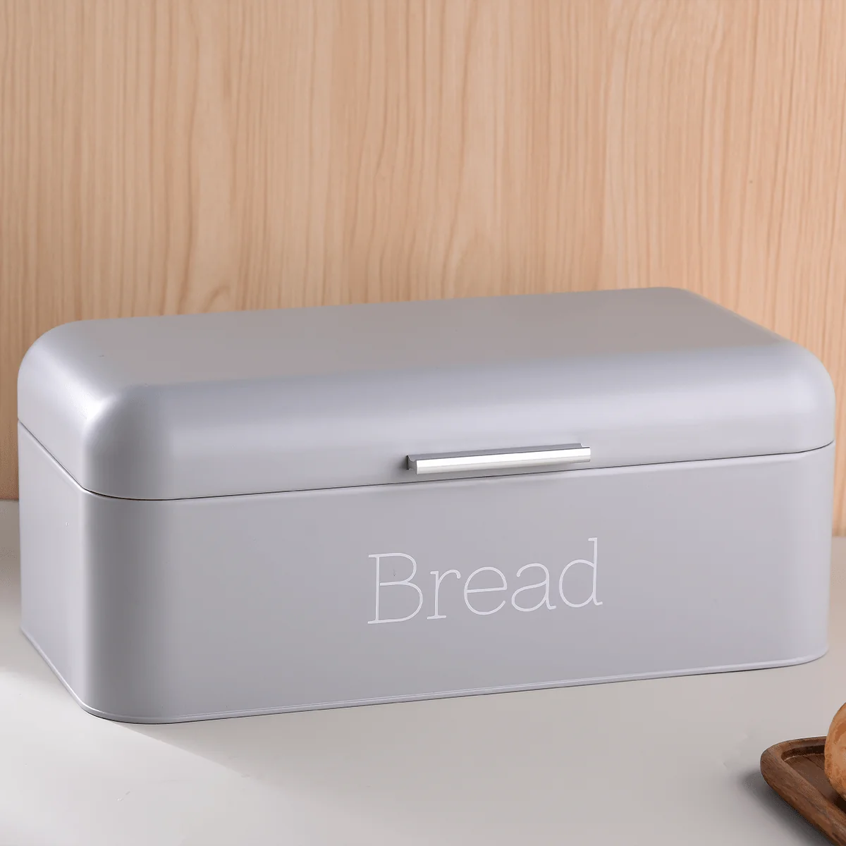 Organic Big Size Bread Bin Grey Next-Generation