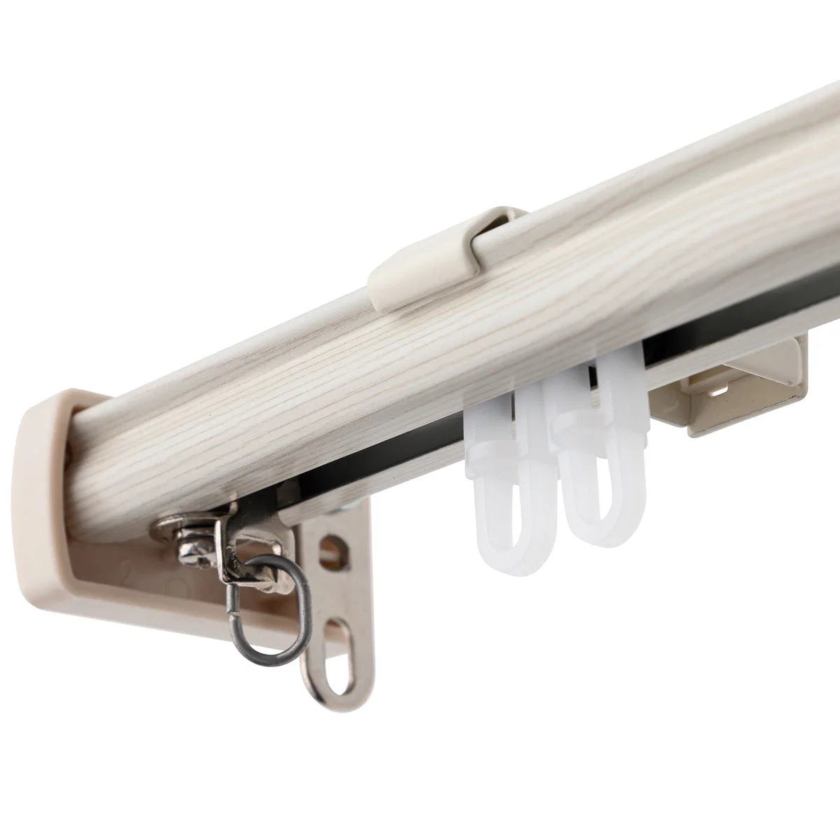 Fast VEINED CURTAINRAIL KR3 WH 1M W Functional