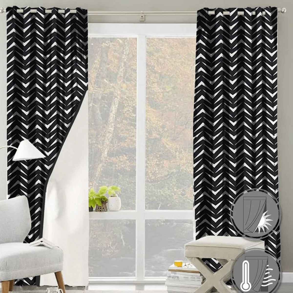 Authentic Lauren Taylor – Alesia Foamback Grommet Panel Eco-Friendly