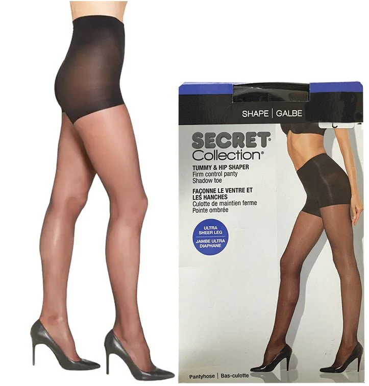 Smart Secret Pantyhose Tummy Hip Shaper 1 Pack-1 Pk Panty Hose Soft