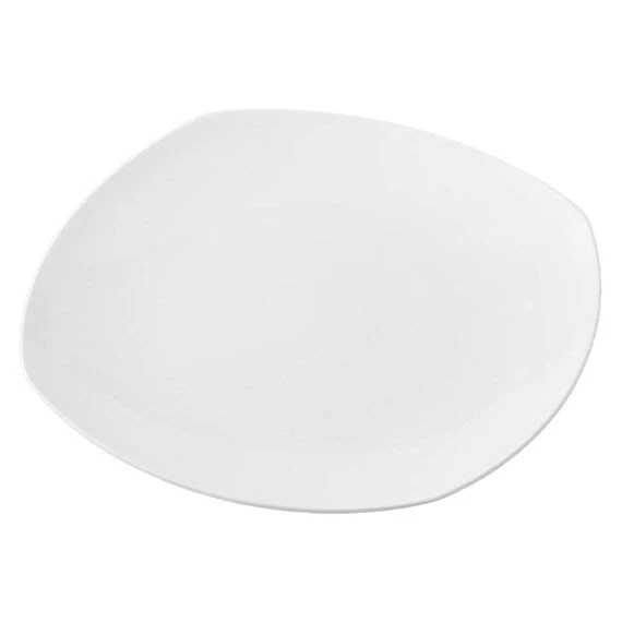 Sustainable BONE CHINA 24CM SQ PLATE BC011 Fast