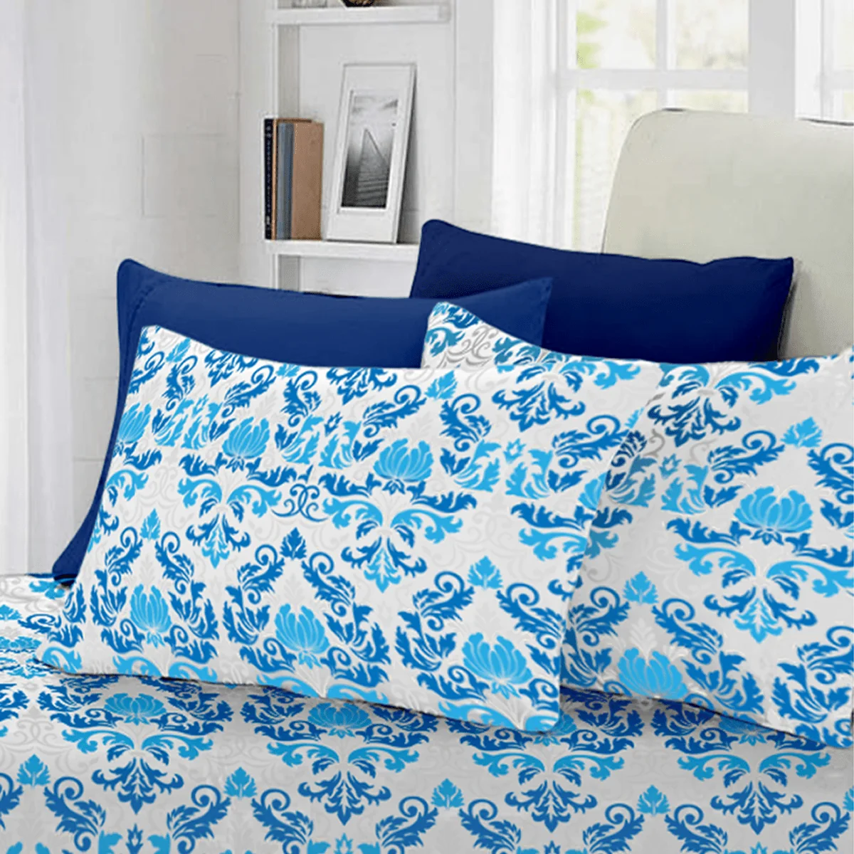 Exclusive Studio 707 – Bamboo-Feel printed Sheet Set Green