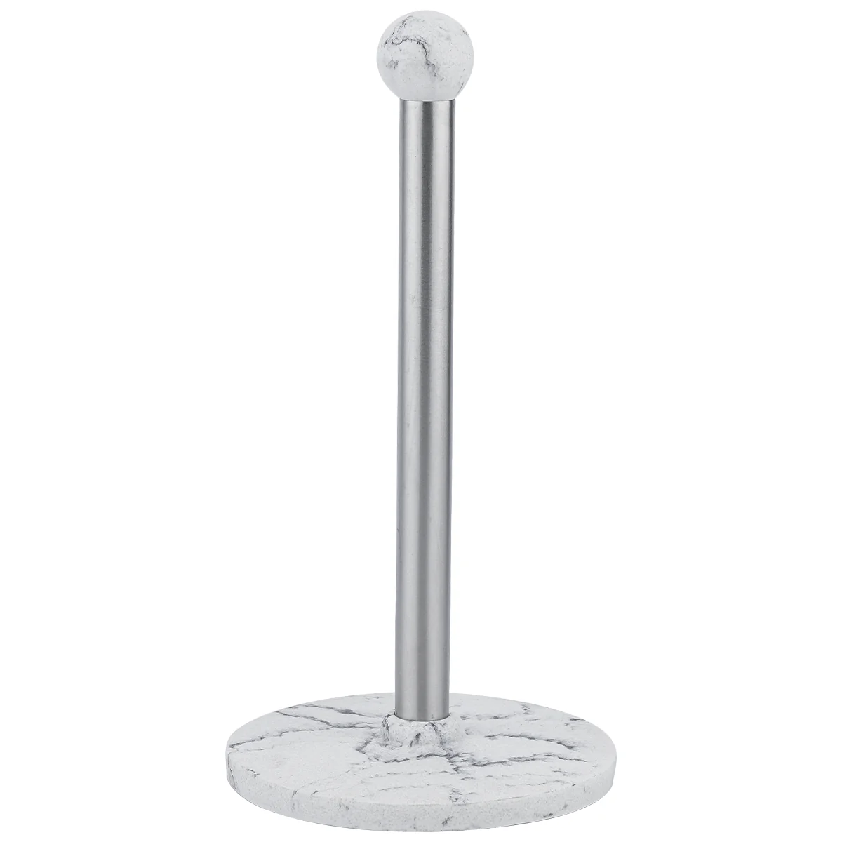 Easy-to-Use À LA CUISINE-Marble Paper Towel Holder-round base Versatile
