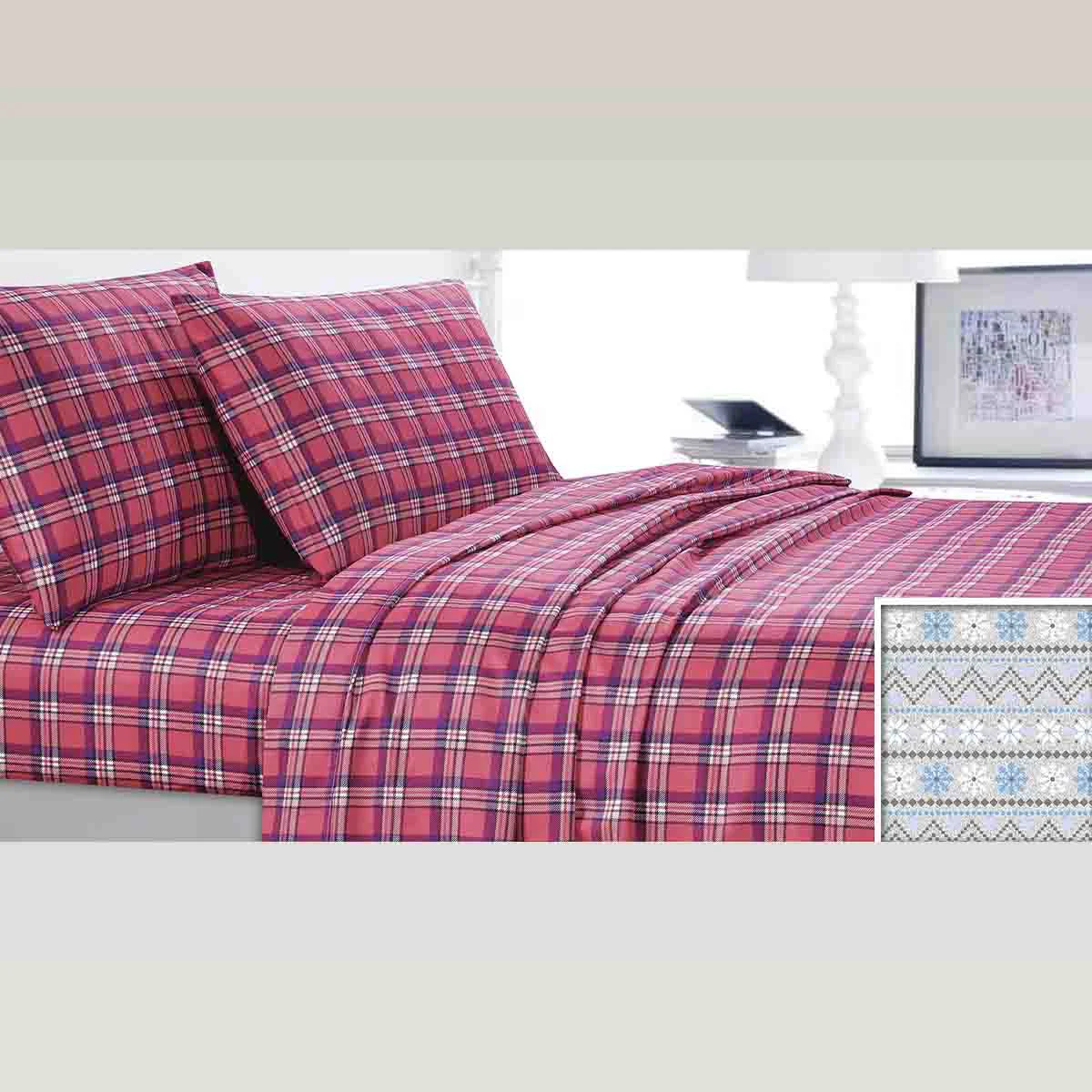Fashionable KATRINA blue fair isle Duvet Cover Set Casual