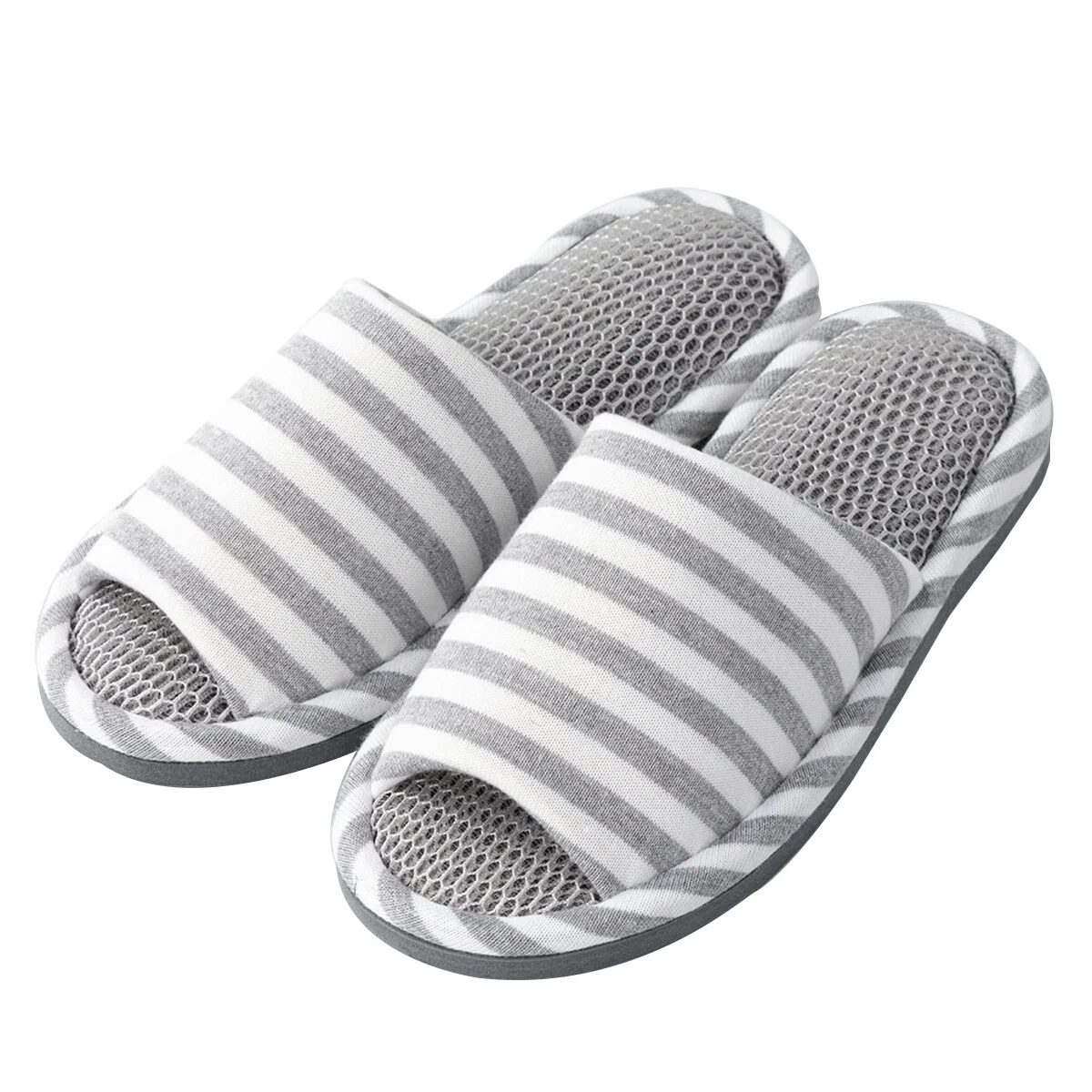 Reliable SLIPPERS MESH BORDER MB2301 GY LL Eco-Friendly