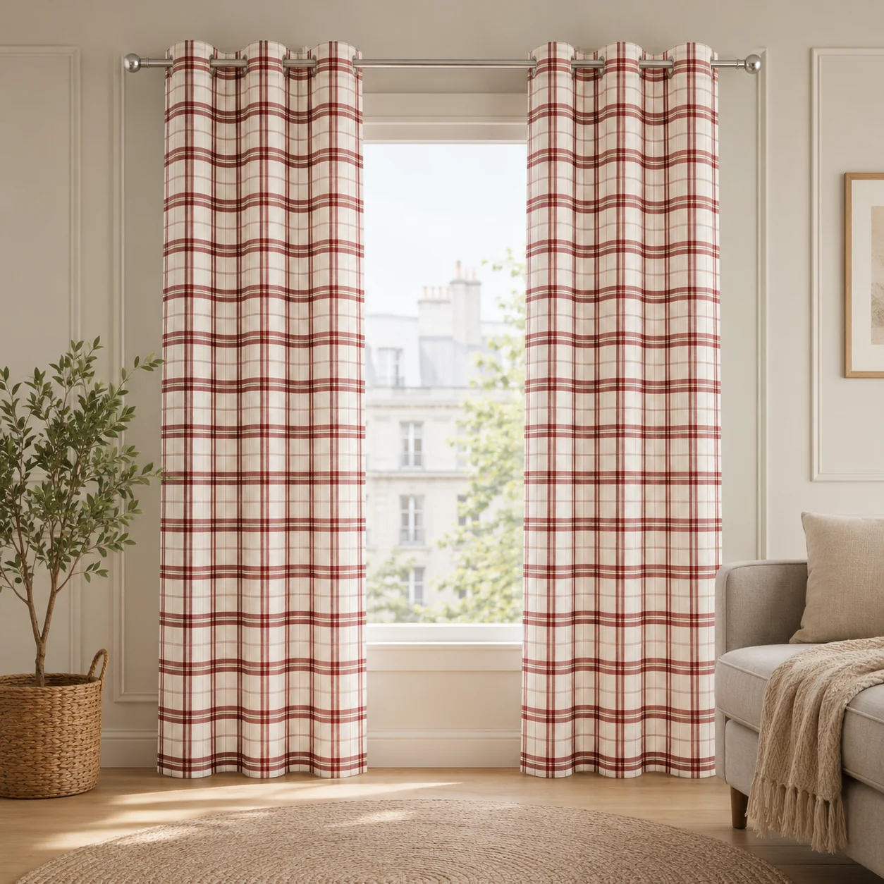 Genuine 2pk Panels Cristina Cotton Modern